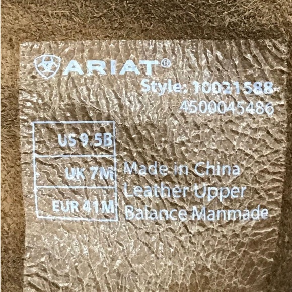 Ariat Farrah Fringe Western Boot knee high size 9.5 - Picture 5 of 7